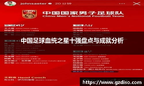 中国足球血统之星十强盘点与成就分析